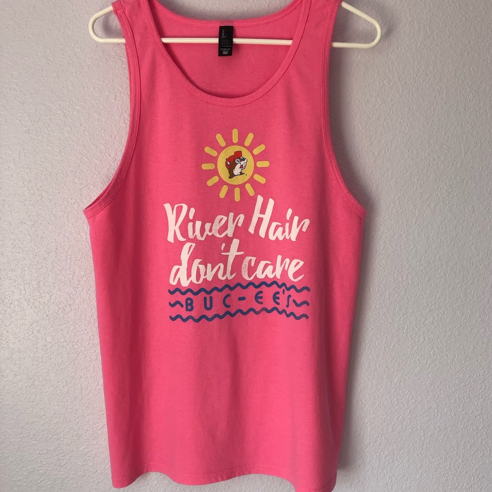 Buc-ee’s Pink tank top size medium